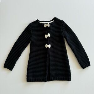 Tahari Girls Long Sleeve Black Sweater Dress Size 5/6